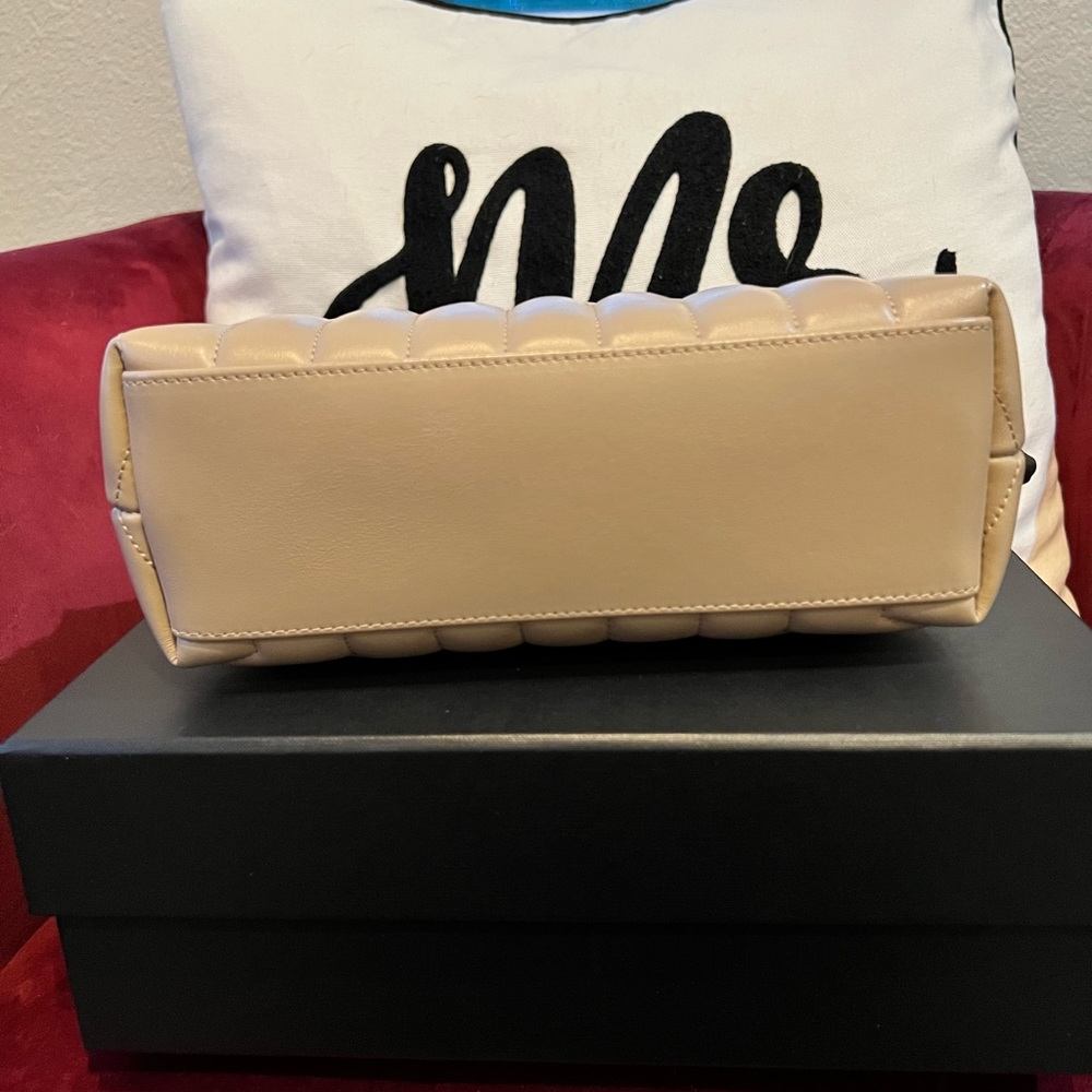 SOLD- Saint Laurent Small Loulou Dark Beige - Picture 5 of 15